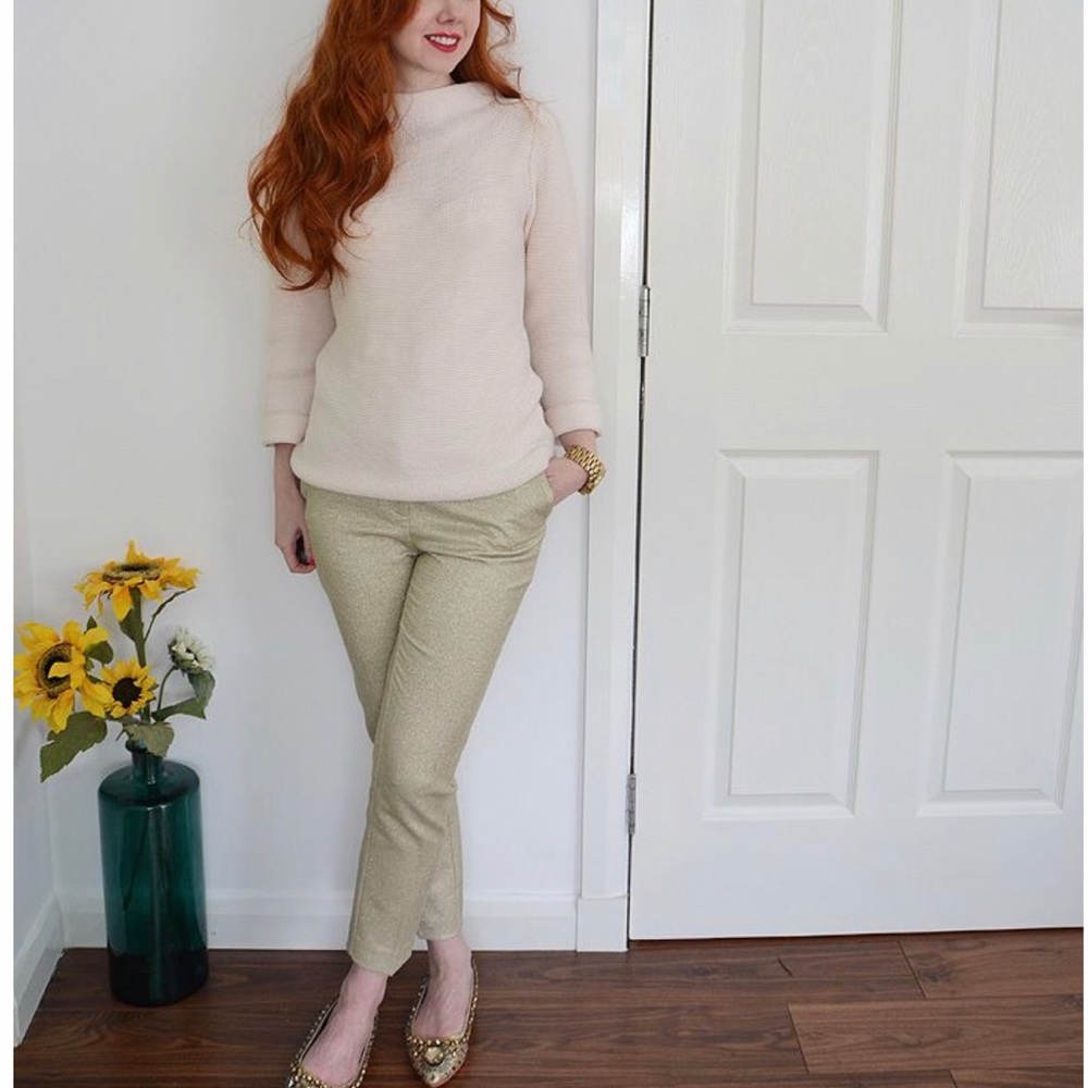 Boden Grace Sweater in Cream Size 18